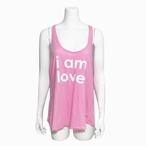Peace Love World Racerback “I Am Love” Tank Top
